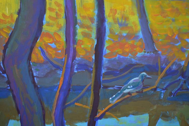 Original Impressionism Landscape Painting by Mykola Kozlovskyi