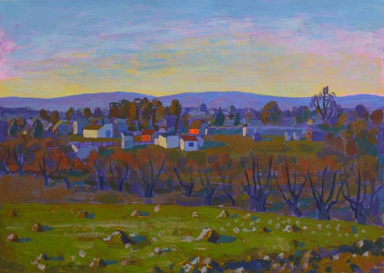 Print of Impressionism Landscape Paintings by Mykola Kozlovskyi