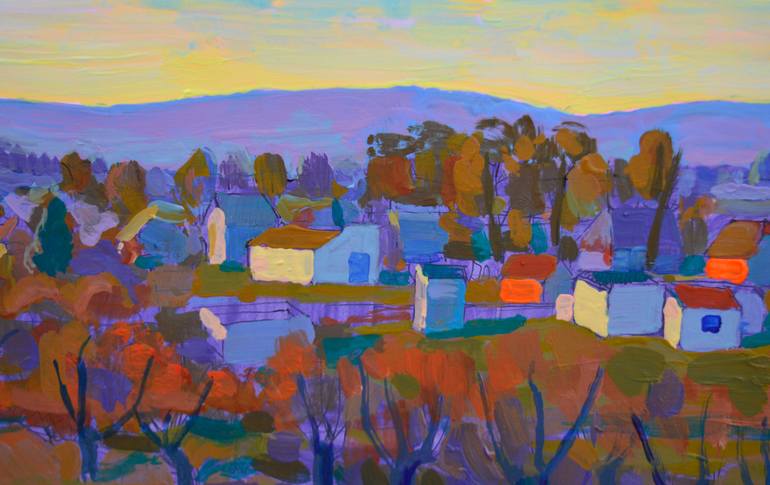 Original Fauvism Landscape Painting by Mykola Kozlovskyi