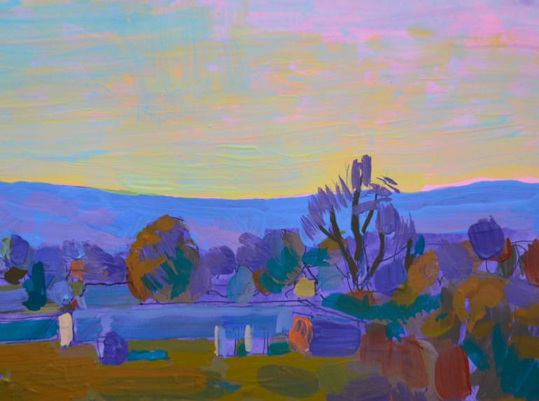 Original Fauvism Landscape Painting by Mykola Kozlovskyi