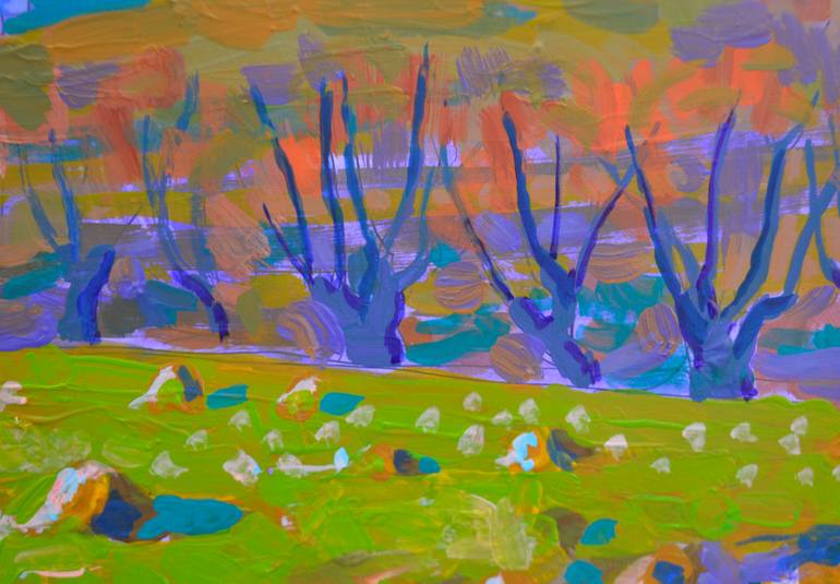 Original Fauvism Landscape Painting by Mykola Kozlovskyi