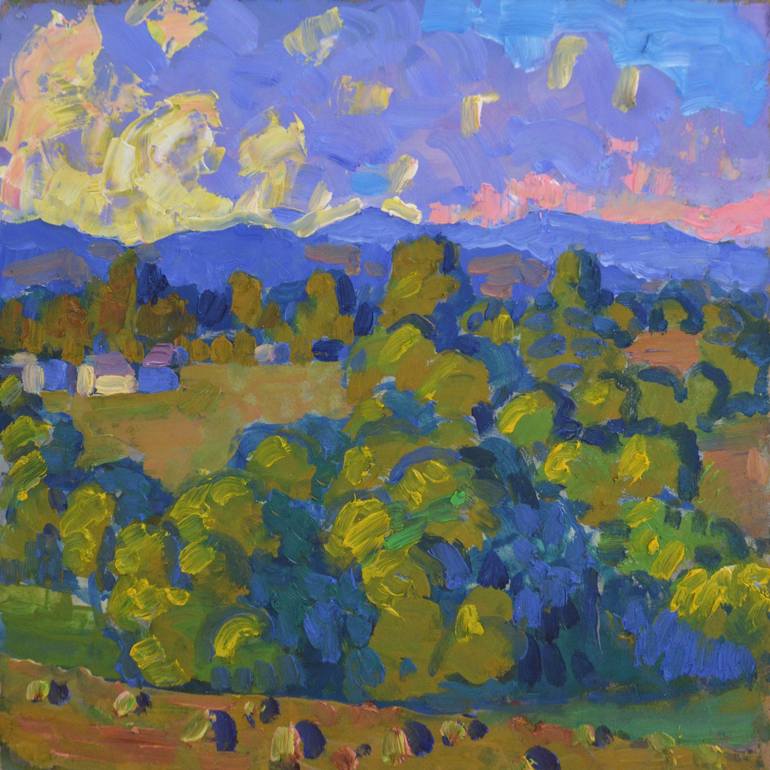 Print of Fauvism Landscape Paintings by Mykola Kozlovskyi