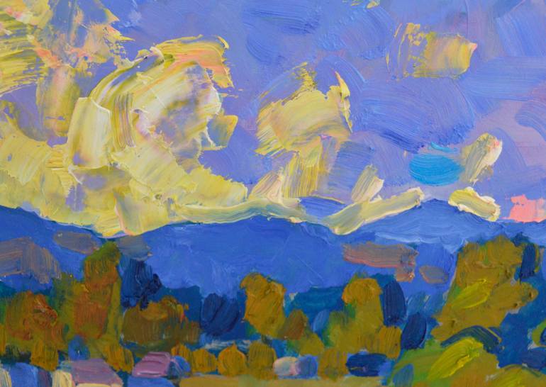 Original Expressionism Landscape Painting by Mykola Kozlovskyi