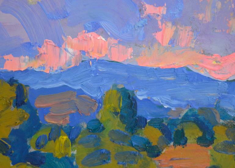Original Expressionism Landscape Painting by Mykola Kozlovskyi