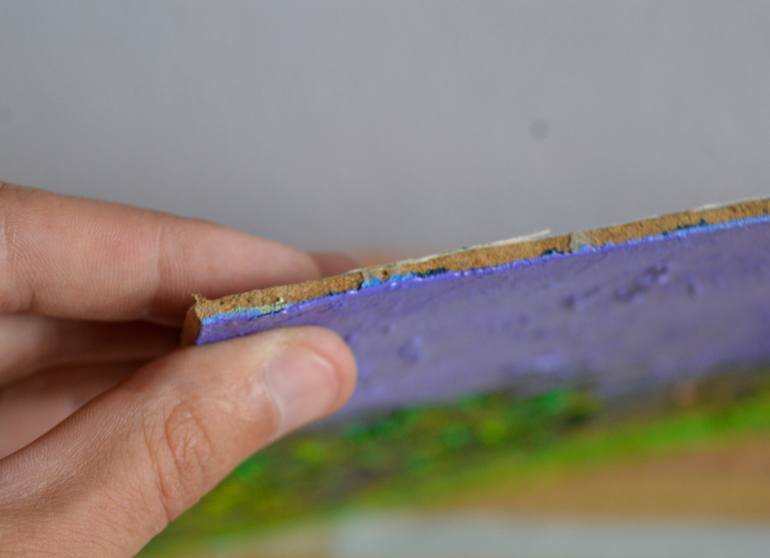 Original Abstract Expressionism Landscape Painting by Mykola Kozlovskyi