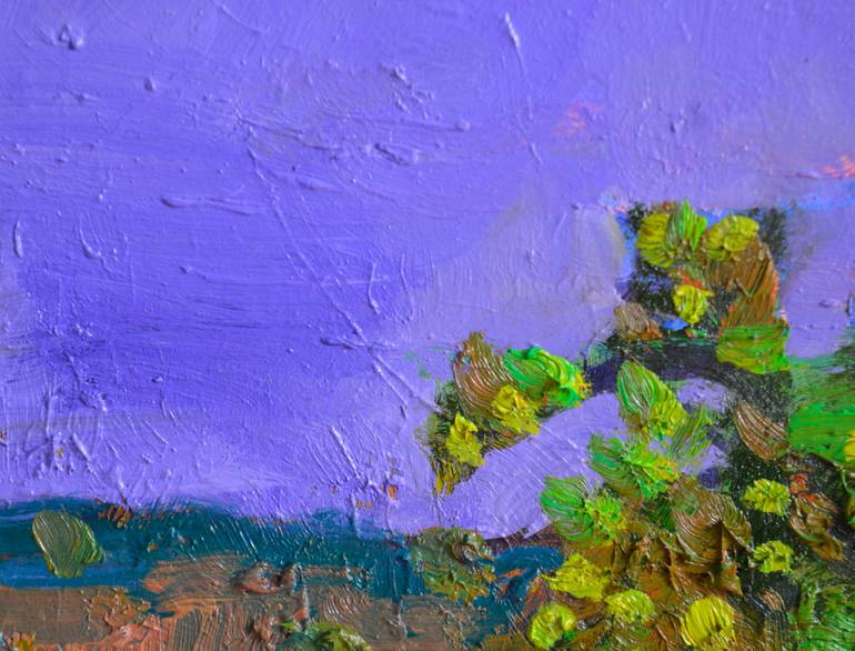 Original Abstract Expressionism Landscape Painting by Mykola Kozlovskyi