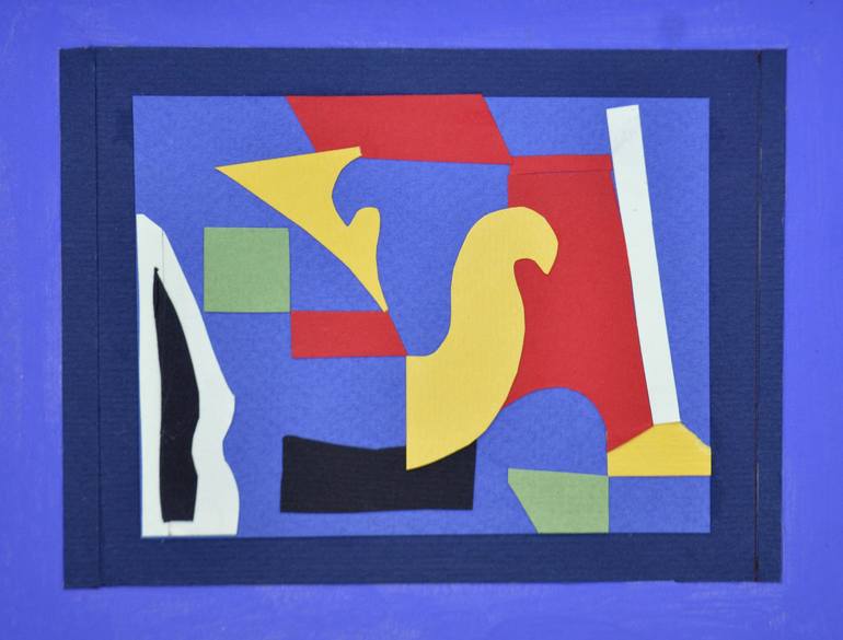 Original Abstract Collage by Mykola Kozlovskyi