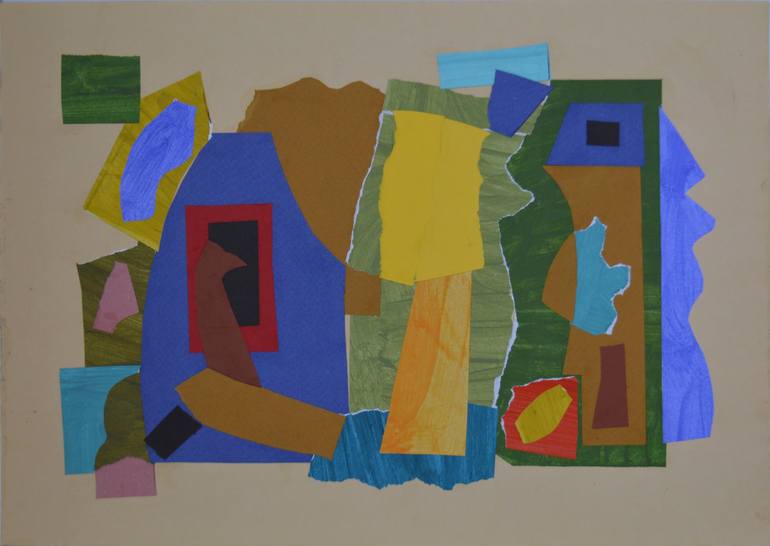 Print of Abstract Expressionism Abstract Collage by Mykola Kozlovskyi