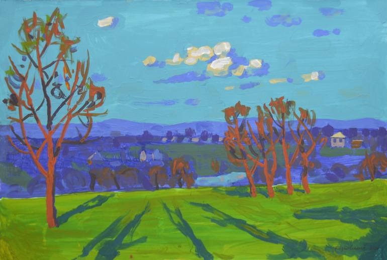 Print of Fauvism Landscape Paintings by Mykola Kozlovskyi