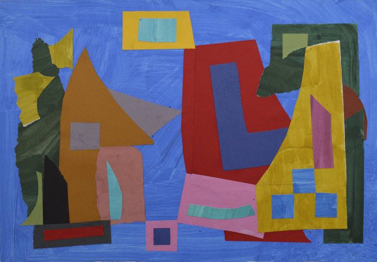 Print of Abstract Expressionism Abstract Collage by Mykola Kozlovskyi