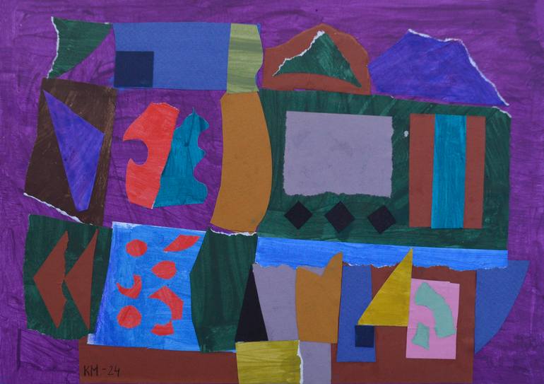 Print of Abstract Expressionism Abstract Collage by Mykola Kozlovskyi