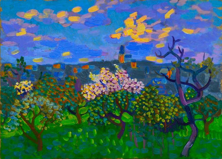 Print of Expressionism Landscape Paintings by Mykola Kozlovskyi