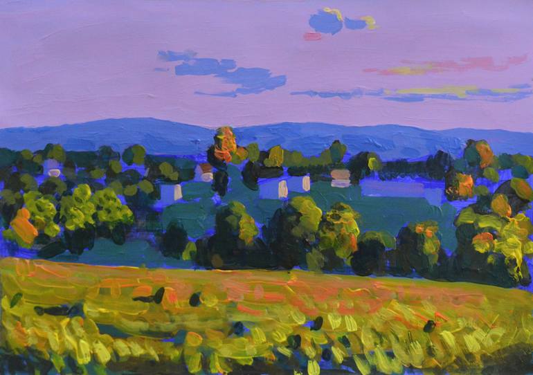 Print of Impressionism Landscape Paintings by Mykola Kozlovskyi
