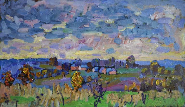 Print of Expressionism Landscape Paintings by Mykola Kozlovskyi