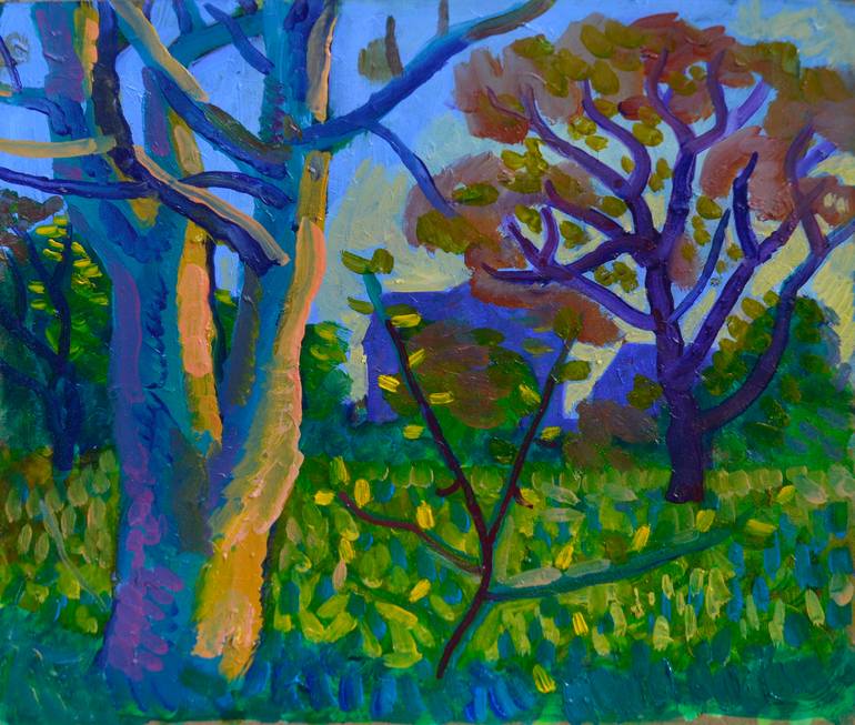 Print of Fauvism Landscape Paintings by Mykola Kozlovskyi
