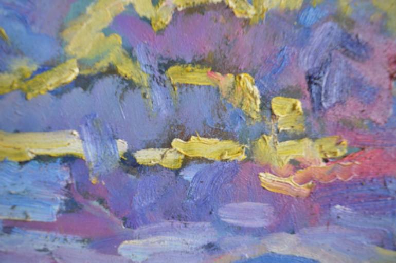 Original Expressionism Landscape Painting by Mykola Kozlovskyi