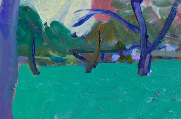 Original Expressionism Landscape Painting by Mykola Kozlovskyi