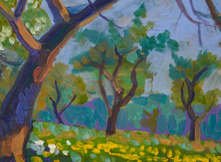 Original Expressionism Landscape Painting by Mykola Kozlovskyi