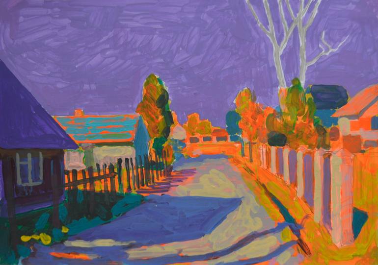 Original Fauvism Landscape Paintings by Mykola Kozlovskyi