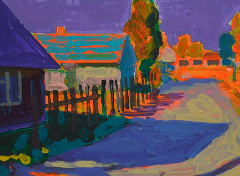 Original Contemporary Landscape Painting by Mykola Kozlovskyi