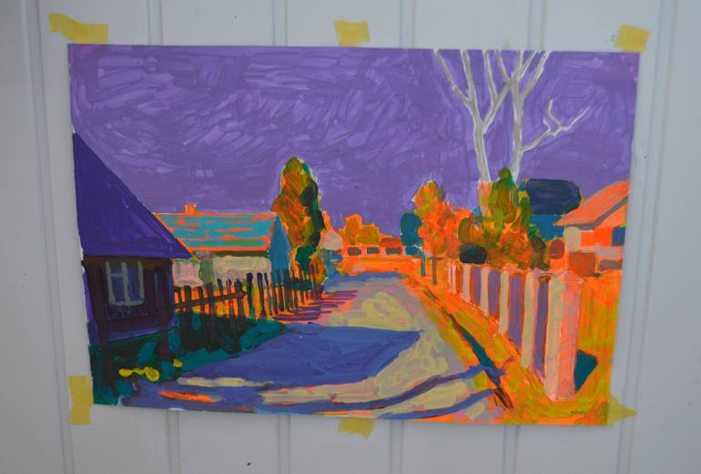 Original Contemporary Landscape Painting by Mykola Kozlovskyi