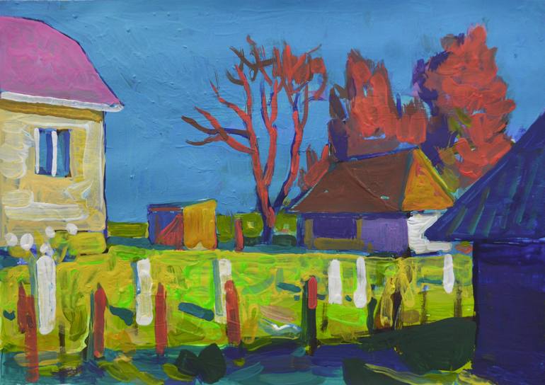 Print of Expressionism Landscape Paintings by Mykola Kozlovskyi