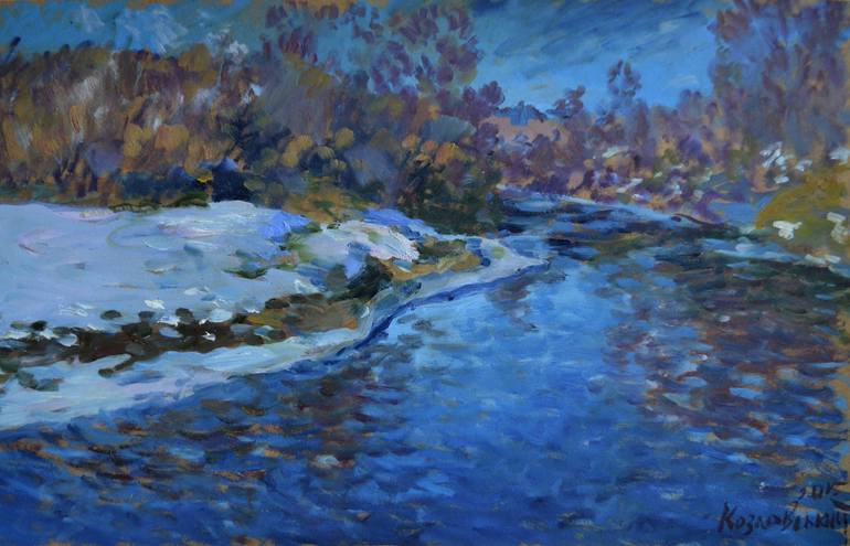 Print of Impressionism Landscape Paintings by Mykola Kozlovskyi