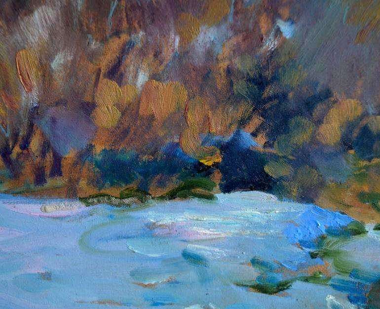 Original Expressionism Landscape Painting by Mykola Kozlovskyi