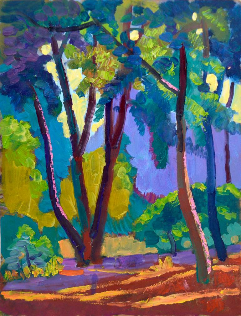 Original Fauvism Landscape Paintings by Mykola Kozlovskyi
