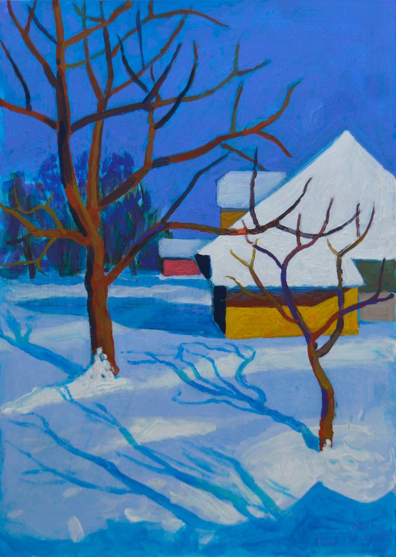 Print of Impressionism Landscape Paintings by Mykola Kozlovskyi