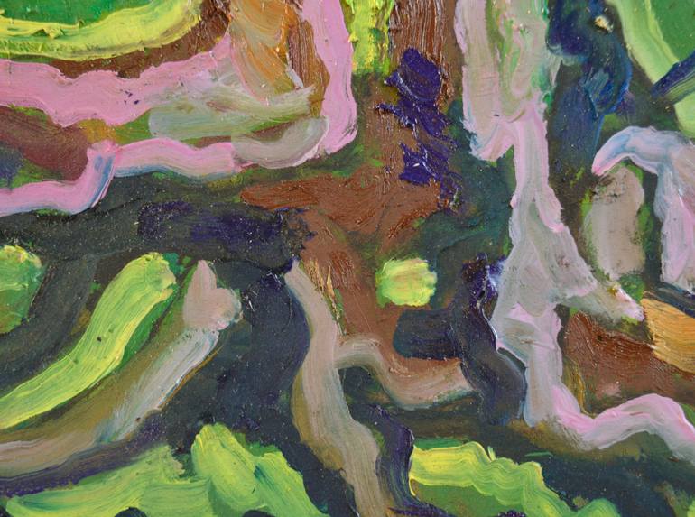 Original Expressionism Landscape Painting by Mykola Kozlovskyi