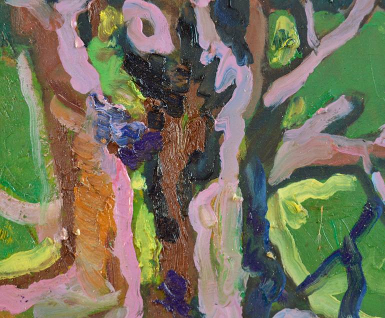 Original Expressionism Landscape Painting by Mykola Kozlovskyi
