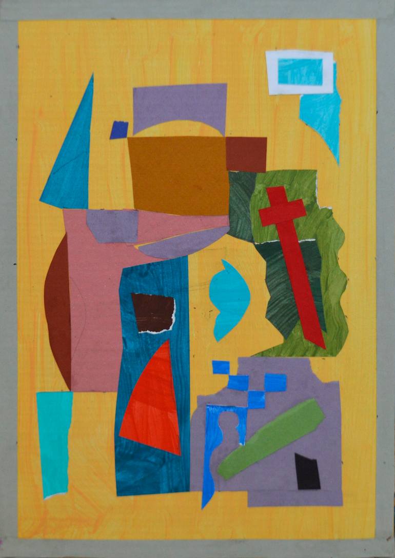 Print of Abstract Expressionism Abstract Collage by Mykola Kozlovskyi