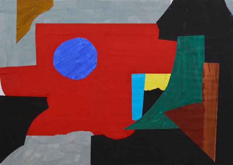 Print of Abstract Expressionism Abstract Collage by Mykola Kozlovskyi