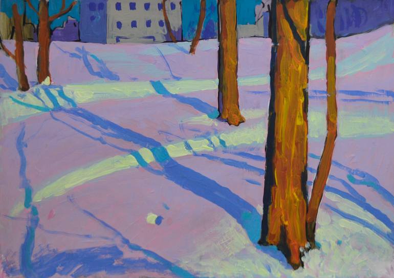 Print of Impressionism Landscape Paintings by Mykola Kozlovskyi