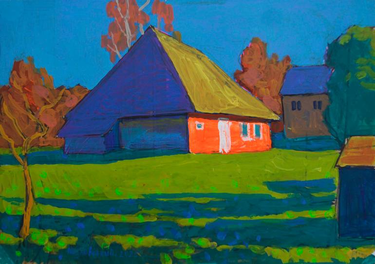 Print of Fauvism Landscape Paintings by Mykola Kozlovskyi