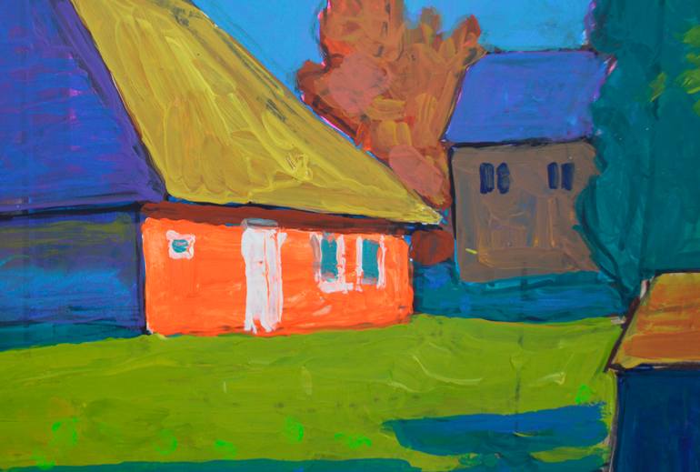 Original Fauvism Landscape Painting by Mykola Kozlovskyi