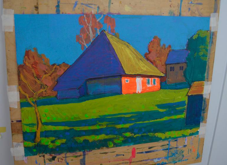 Original Fauvism Landscape Painting by Mykola Kozlovskyi