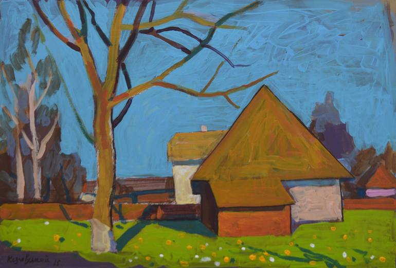 Original Expressionism Landscape Paintings by Mykola Kozlovskyi