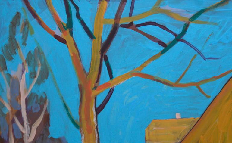 Original Expressionism Landscape Painting by Mykola Kozlovskyi