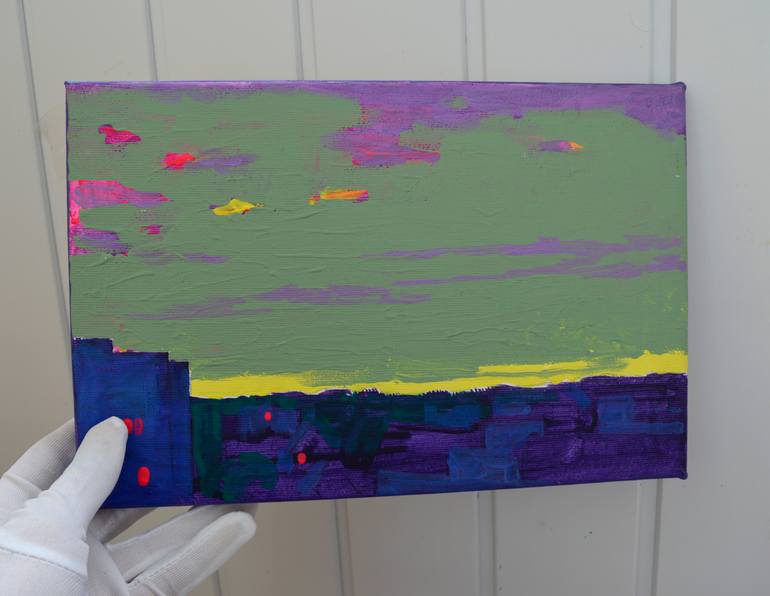 Original Expressionism Landscape Painting by Mykola Kozlovskyi