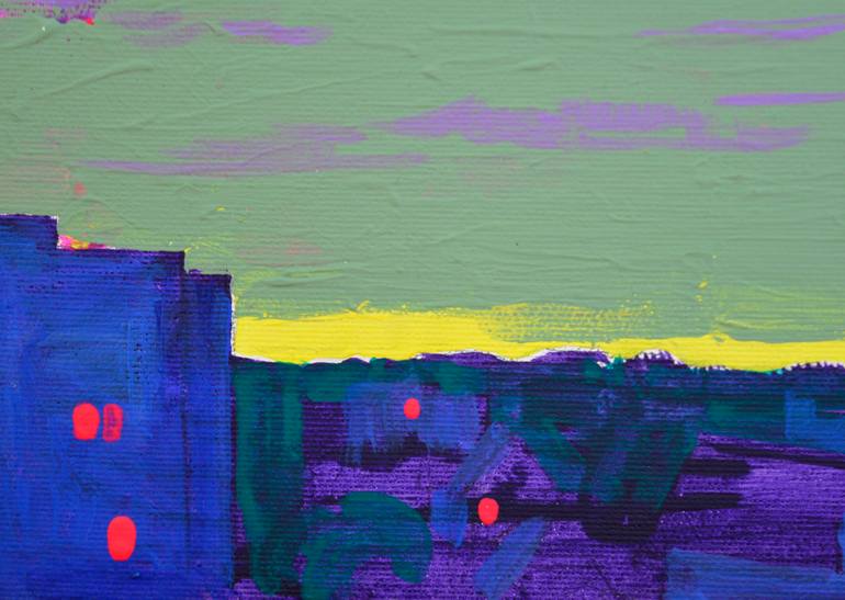 Original Expressionism Landscape Painting by Mykola Kozlovskyi