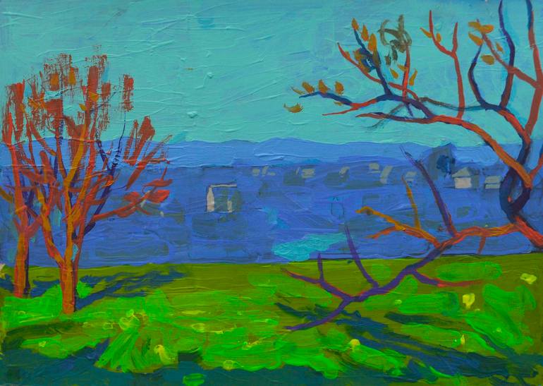 Original Fauvism Landscape Paintings by Mykola Kozlovskyi
