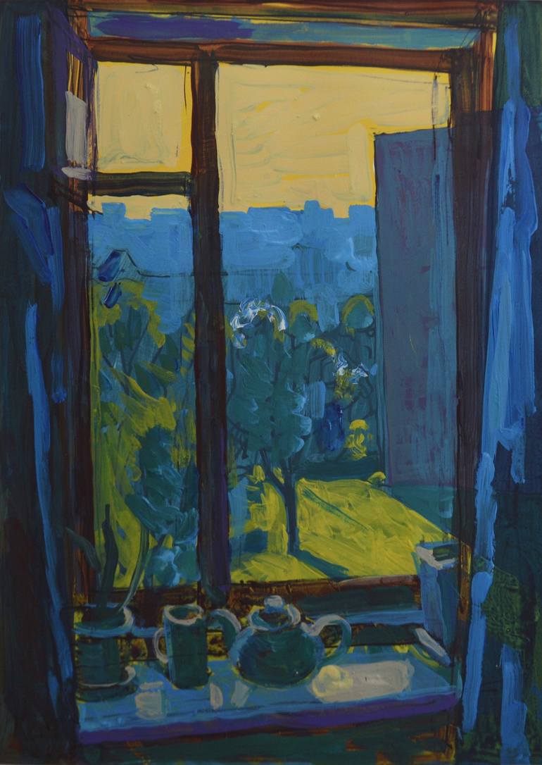 Original Fauvism Still Life Paintings by Mykola Kozlovskyi