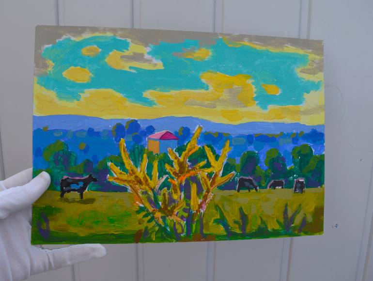Original Fauvism Landscape Painting by Mykola Kozlovskyi