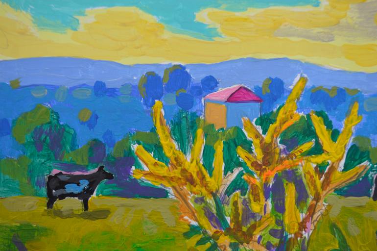 Original Fauvism Landscape Painting by Mykola Kozlovskyi