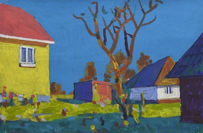 Print of Fauvism Landscape Paintings by Mykola Kozlovskyi