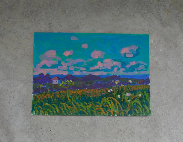 Original Impressionism Landscape Painting by Mykola Kozlovskyi