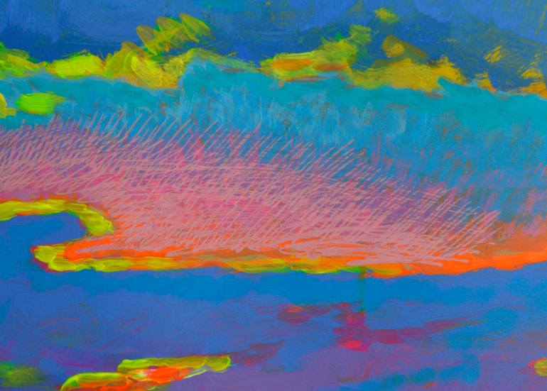 Original Expressionism Landscape Painting by Mykola Kozlovskyi