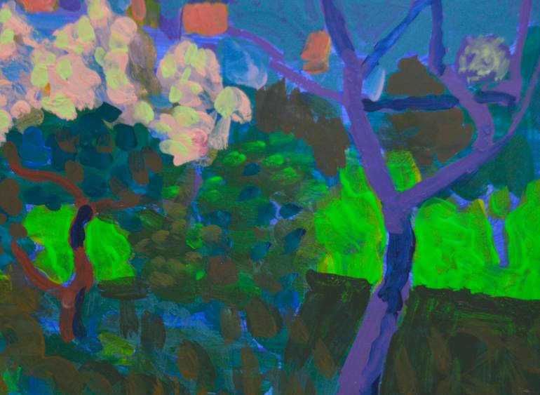 Original Expressionism Landscape Painting by Mykola Kozlovskyi